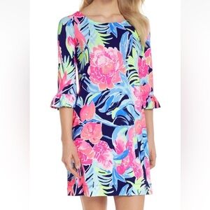LILLY PULITZER sXS ‘Sophie’ mini dress-scoop neck-LOOKS NEW-beautiful colors